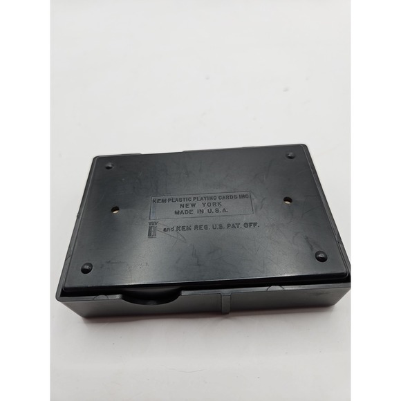 Kem Plastic Playing Cards Deck Plastic Case Boxed Vintage Cards Need Replaced 47 - Picture 6 of 10